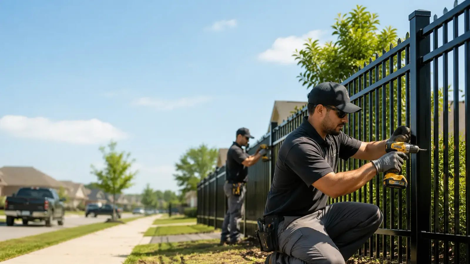 Metal Fence Installation in Cedar Lake, IN
